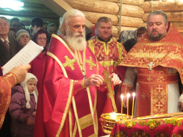 Освящение храма в честь великомученика Георгия Победоносца